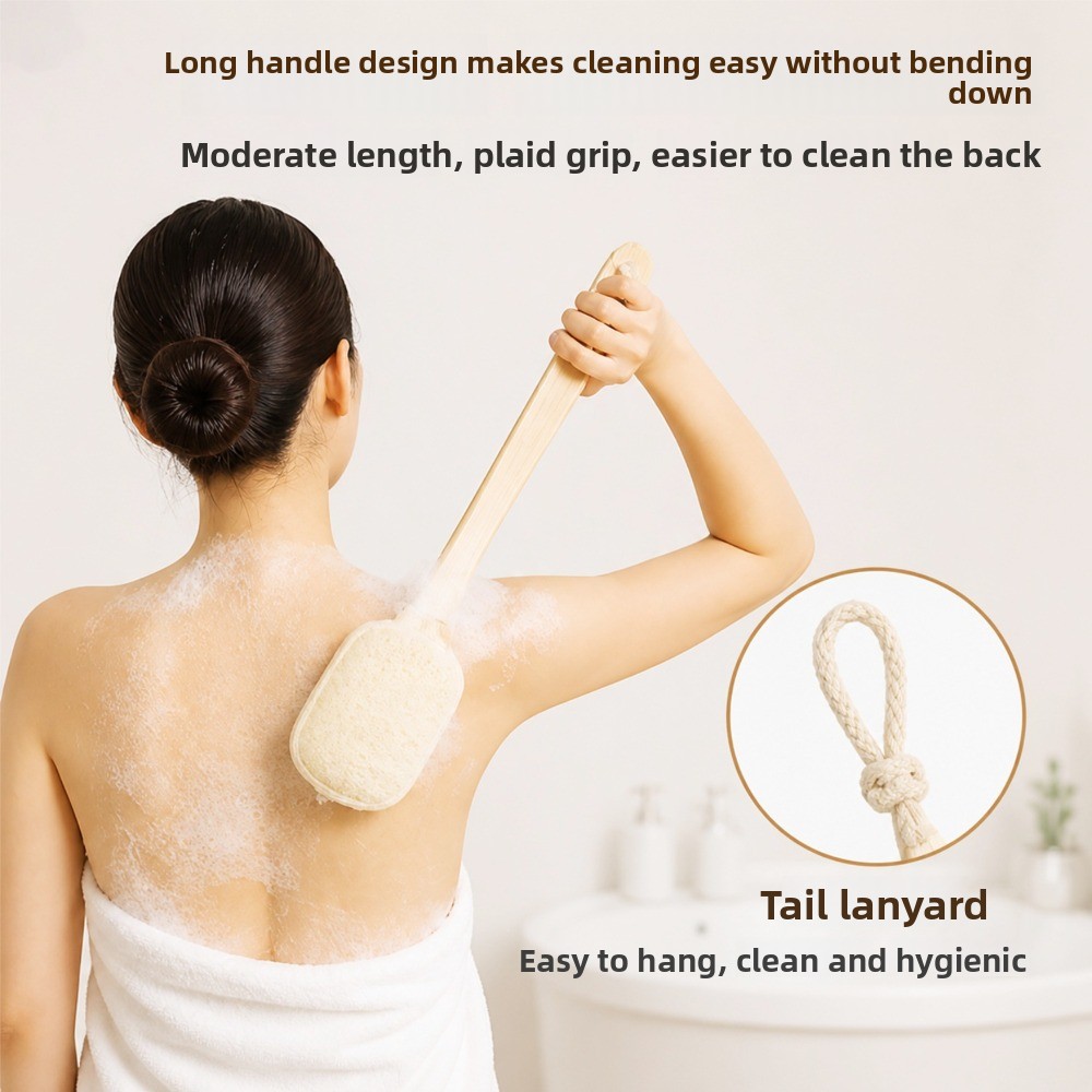 Cepillo de baño de lufa natura - Body Loofah Natural reseña y precio