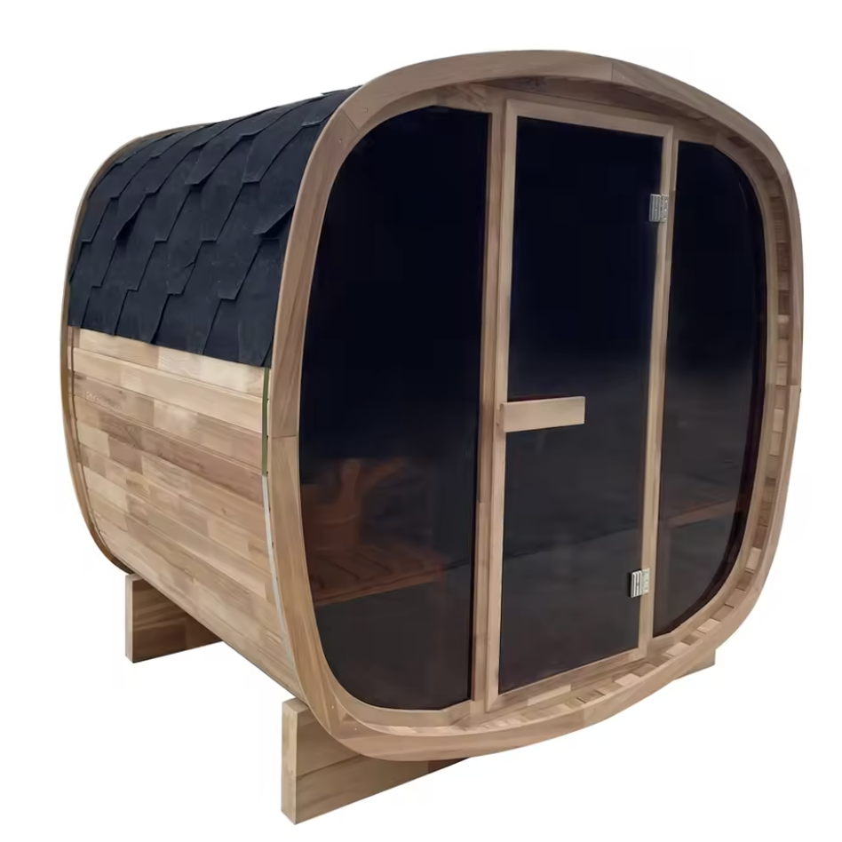 Sauna de Madera de Redwood Cúb - Spa Wellness Family reseña y precio