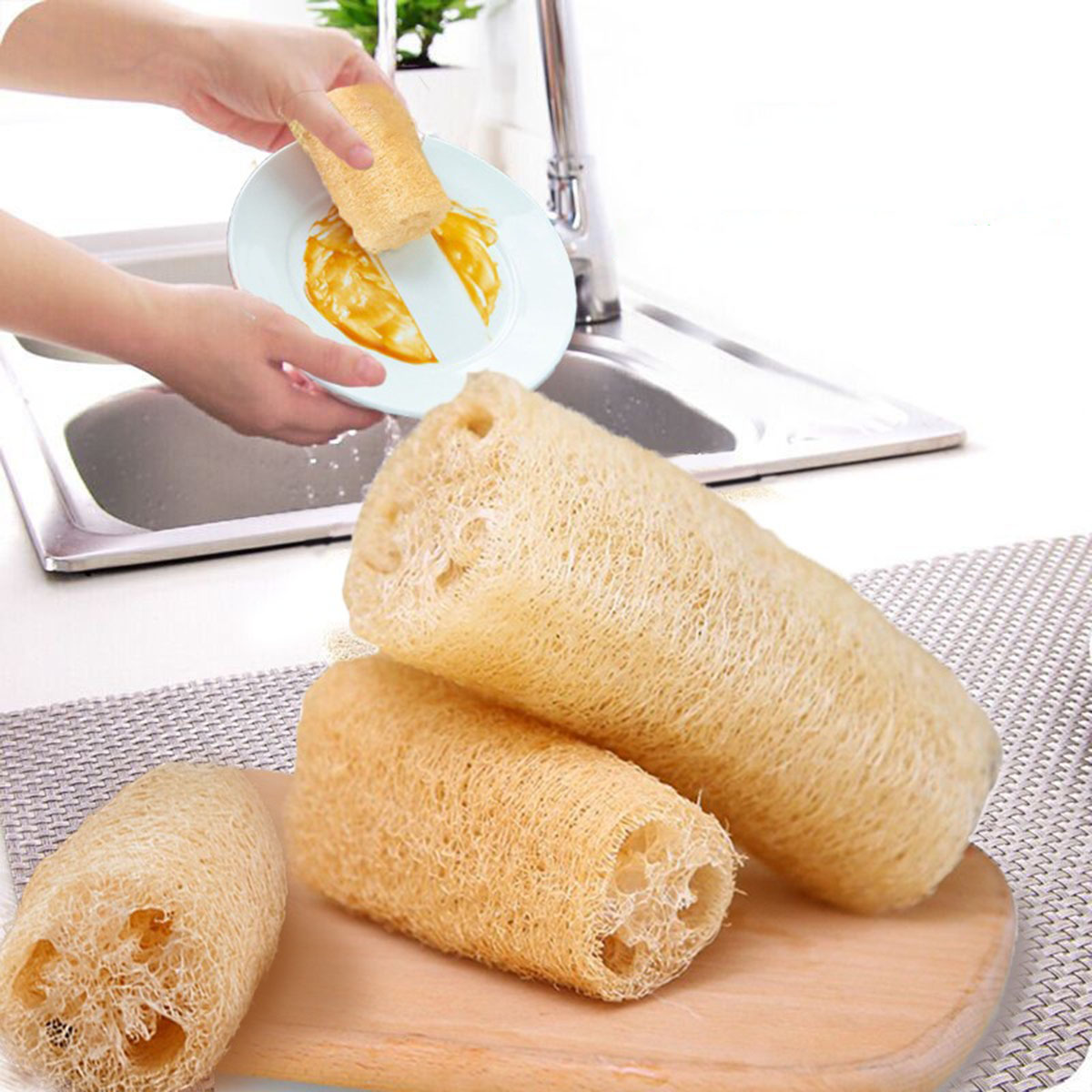 Esponja de lufa natural multiu - Body Loofah Natural reseña y precio